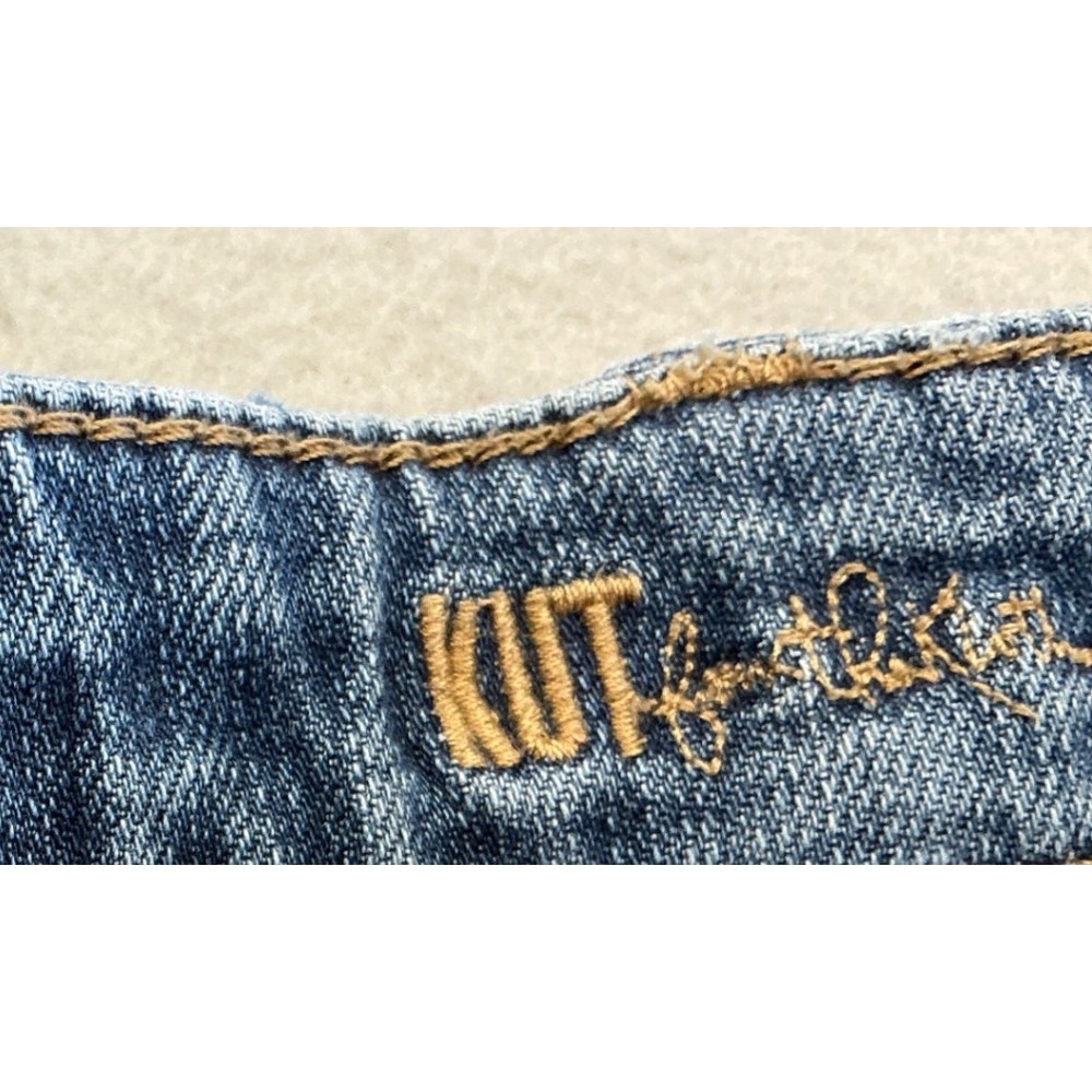 Kut from the Kloth Straight Leg Jeans Medium Wash‎ Stretch Denim Womens Size 4 - Picture 13 of 16